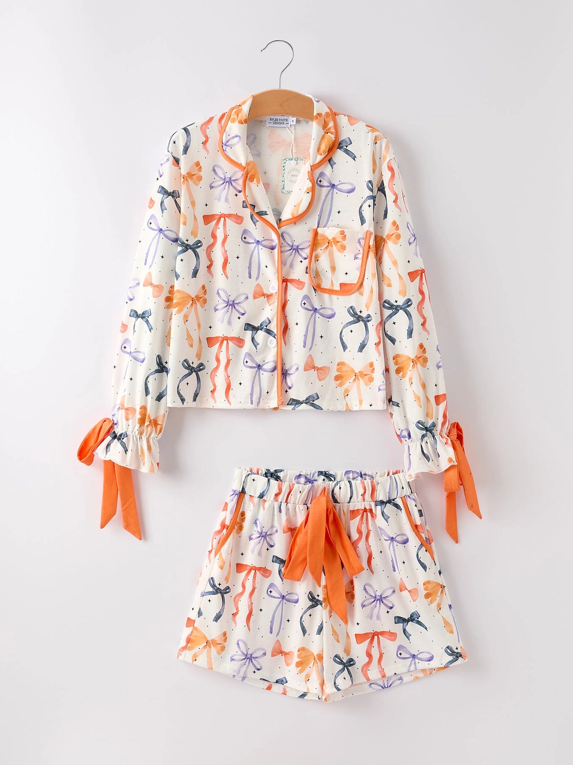 Bow-tiful Halloween Kid PJs