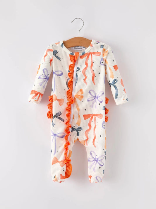 Bow-tiful Halloween Toddler PJs